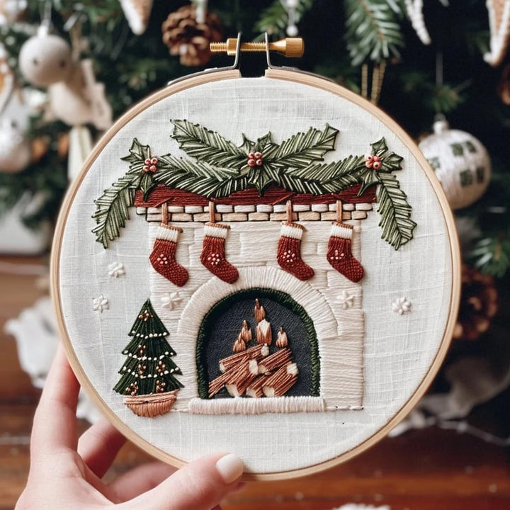 SnowStitch™ – Ensemble de broderie pour les fêtes