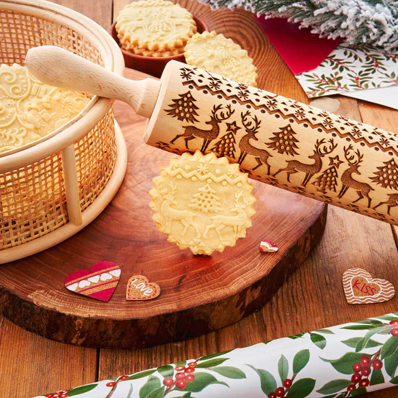 ChristmasRoller™ - Rouleau à pâtisserie de Noël pour biscuits [Dernier jour de réduction]