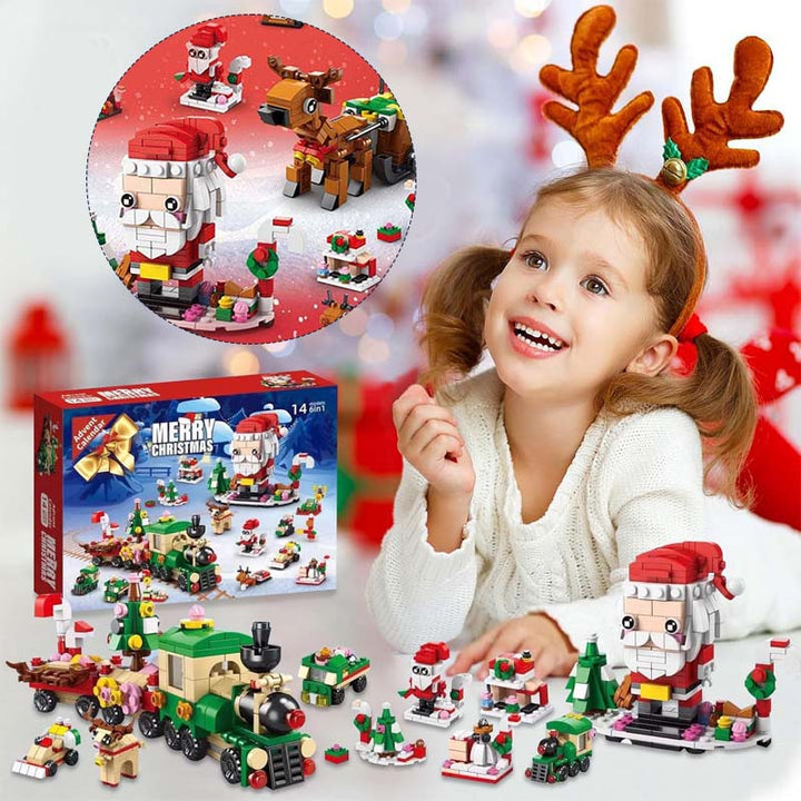 BuildaTree™ – Calendrier de l'Avent avec des pièces de sapin de Noël