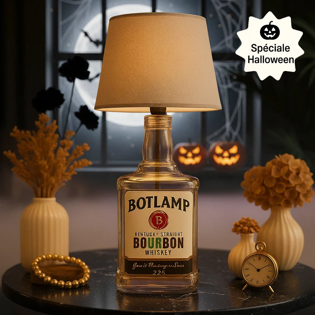 Lampe sans fil en forme de bouteille