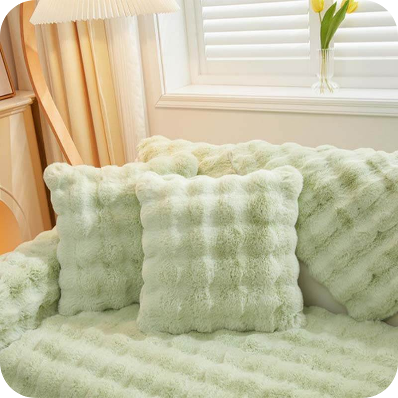 Plushy - Protection de canapé luxueuse, confort et douceur ultimes !