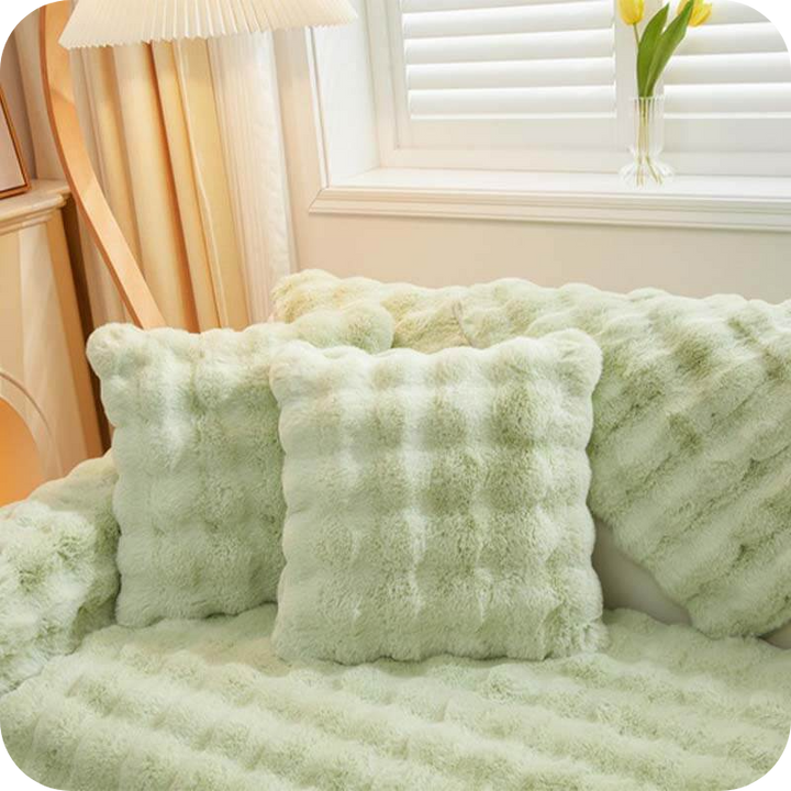 Plushy - Protection de canapé luxueuse, confort et douceur ultimes !