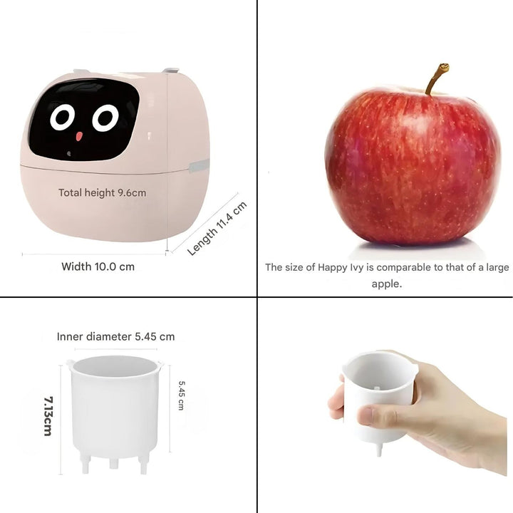 PflanzenFreund SmartPot | Pot de fleurs intelligent avec arrosage automatique | Contrôle par application & retour d'information par emoji