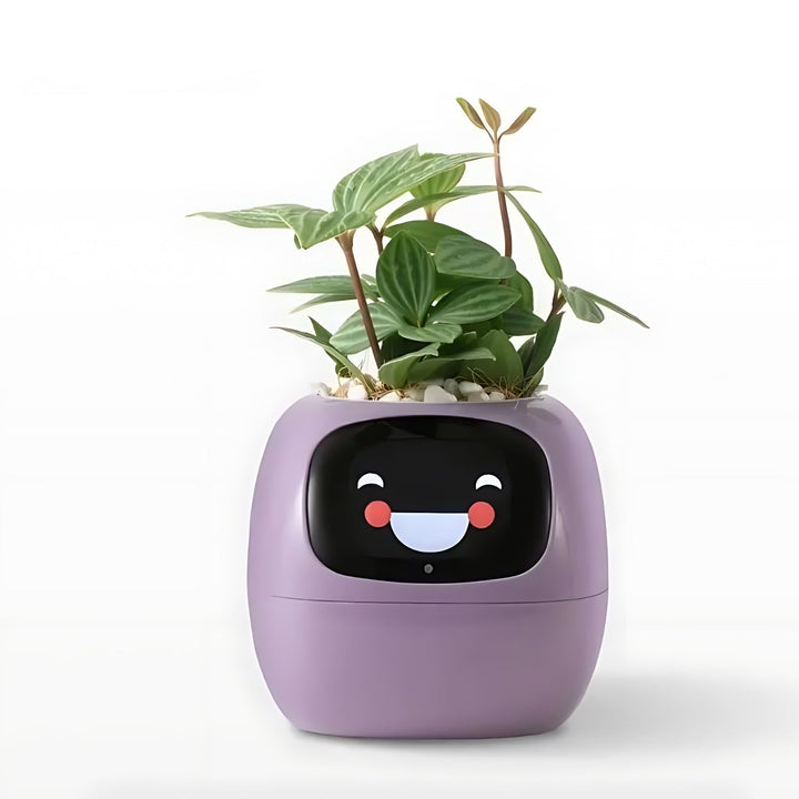 PflanzenFreund SmartPot | Pot de fleurs intelligent avec arrosage automatique | Contrôle par application & retour d'information par emoji