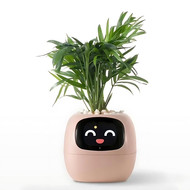 PflanzenFreund SmartPot | Pot de fleurs intelligent avec arrosage automatique | Contrôle par application & retour d'information par emoji