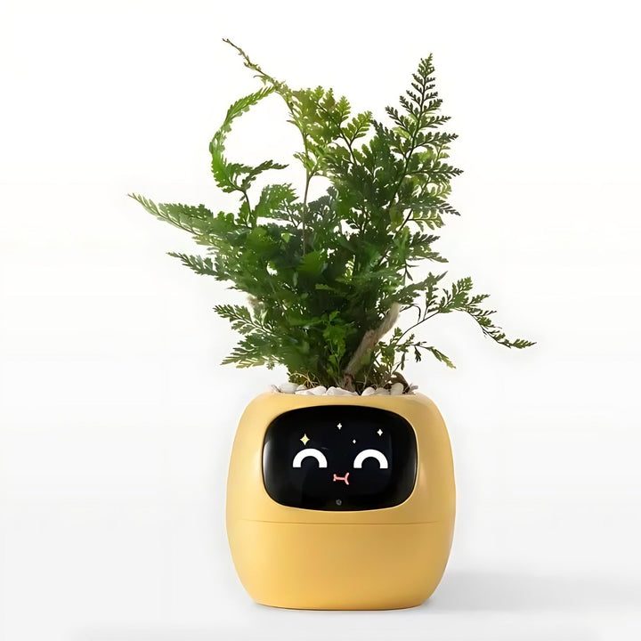 PflanzenFreund SmartPot | Pot de fleurs intelligent avec arrosage automatique | Contrôle par application & retour d'information par emoji