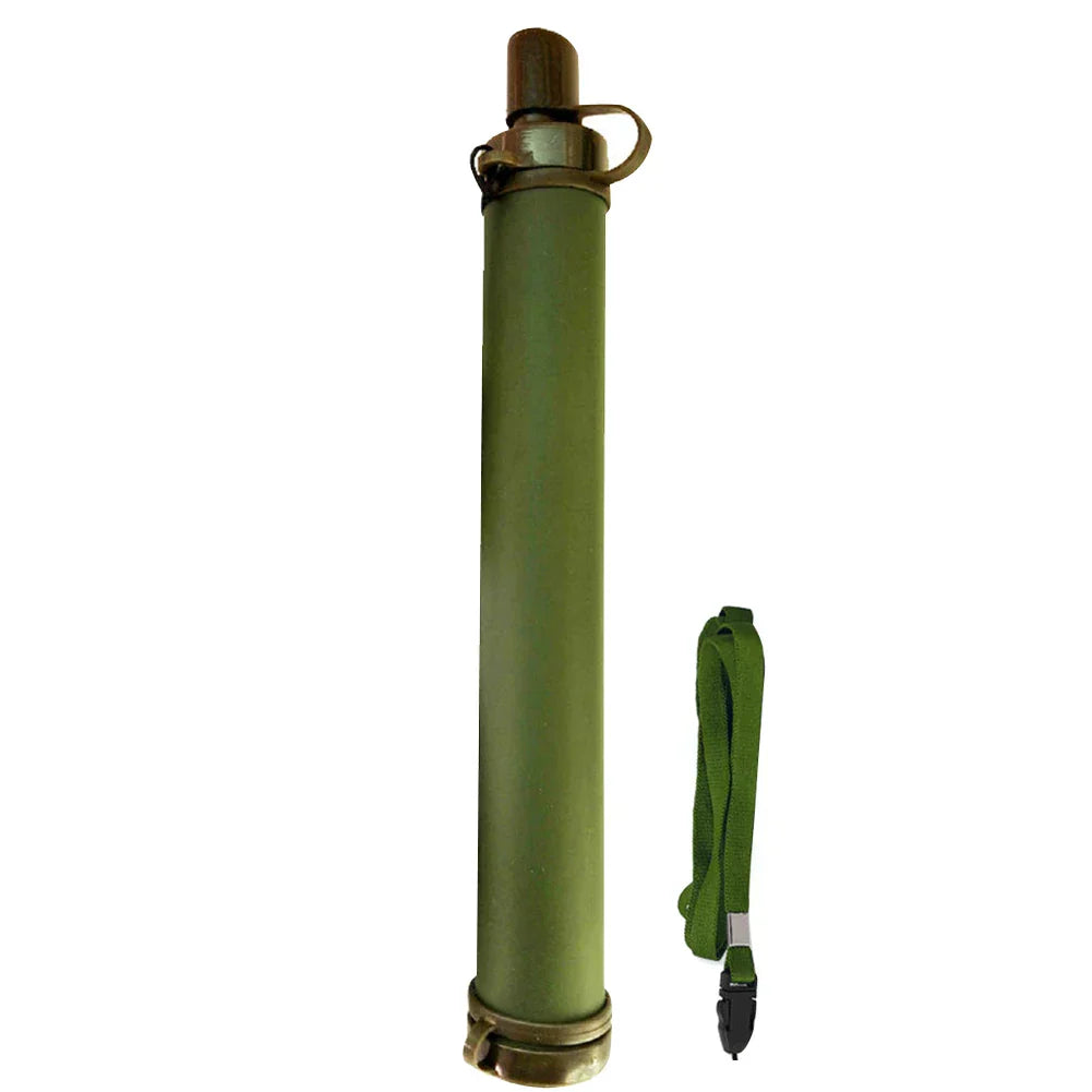Filtre à eau extérieur PureTrek Survival | Capacité de filtration de 5000 L | Système de filtration en 4 étapes | Compact et robuste