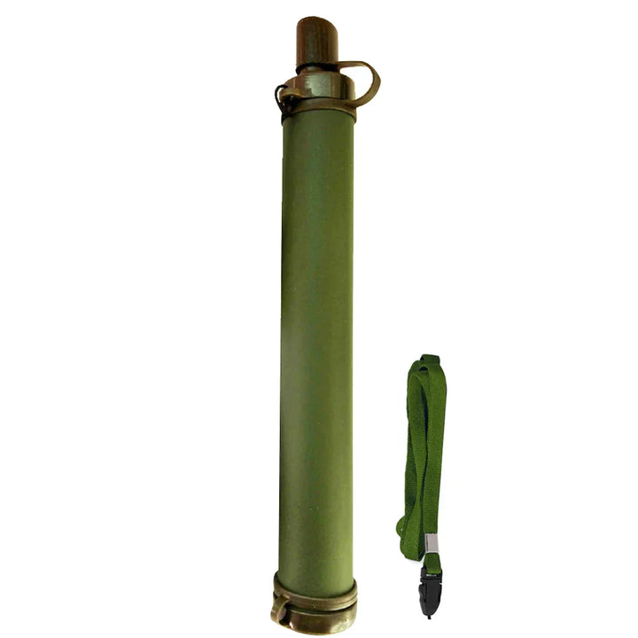 Filtre à eau extérieur PureTrek Survival | Capacité de filtration de 5000 L | Système de filtration en 4 étapes | Compact et robuste