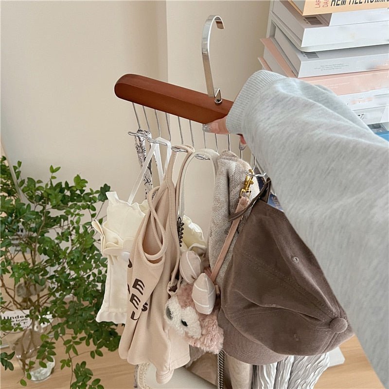2+2 GRATUIT | EasyRack - Crochets Multiples Antidérapants pour Vestiaire