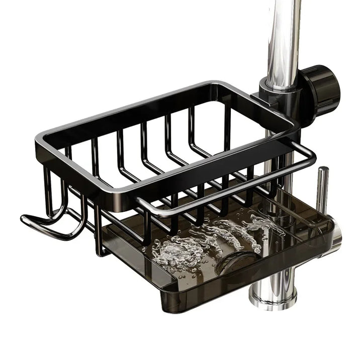 CleanTray - Organisateur de lavabo en aluminium
