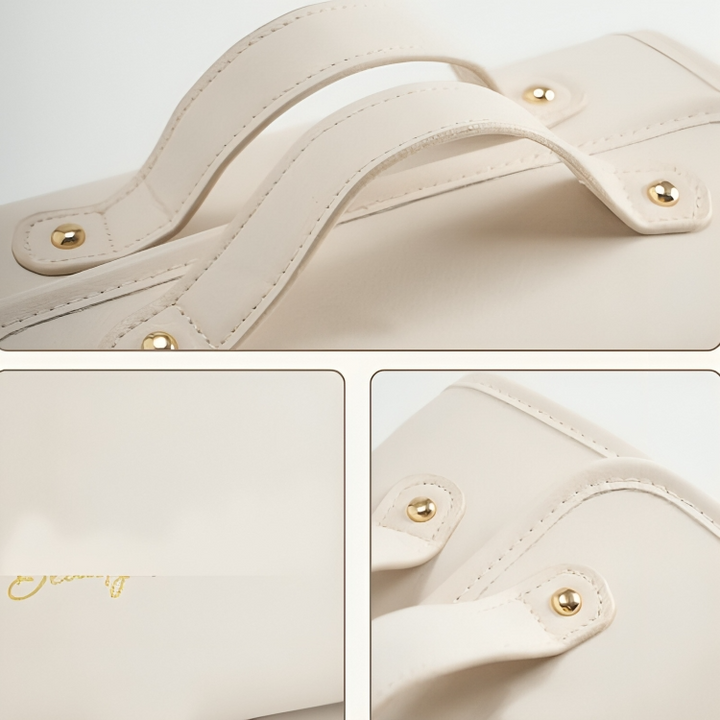 GlamShell – Le sac organisateur de maquillage élégant !