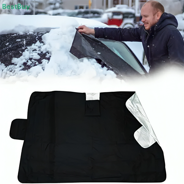 IceCover - Couverture de pare-brise pour voiture contre le gel
