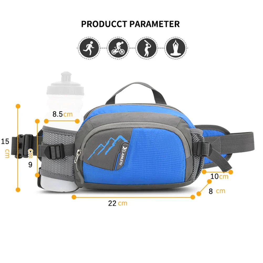 Ceinture de course MotionLite | Légère & Résistante à l'eau | Ajustable pour toutes les tailles | Parfaite pour le jogging, la randonnée & le vélo