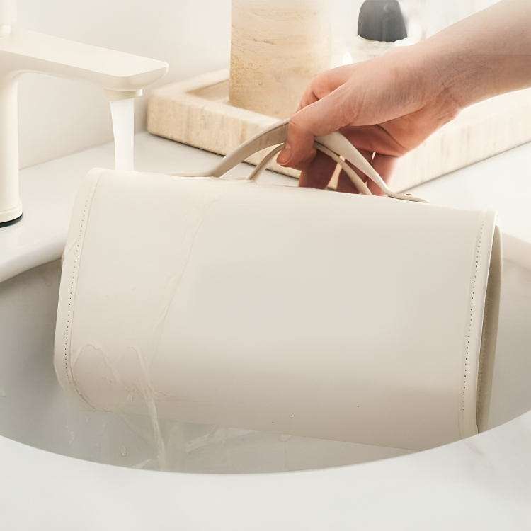 GlamShell – Le sac organisateur de maquillage élégant !
