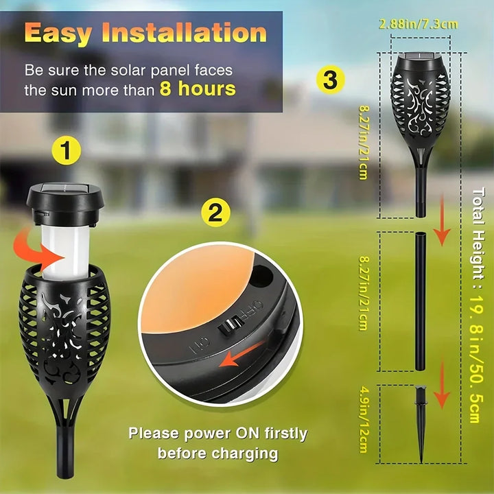 SolarFlame™ – Torches solaires