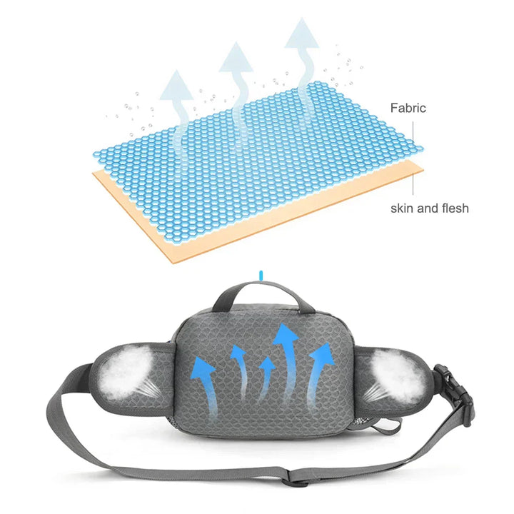 Ceinture de course MotionLite | Légère & Résistante à l'eau | Ajustable pour toutes les tailles | Parfaite pour le jogging, la randonnée & le vélo