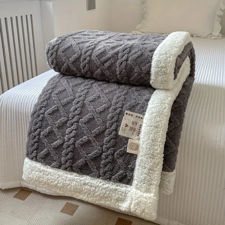 CuddleCloud - Couverture en Sherpa Confortable