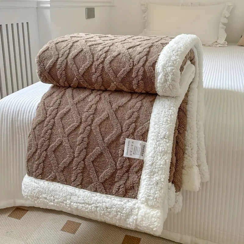 CuddleCloud - Couverture en Sherpa Confortable