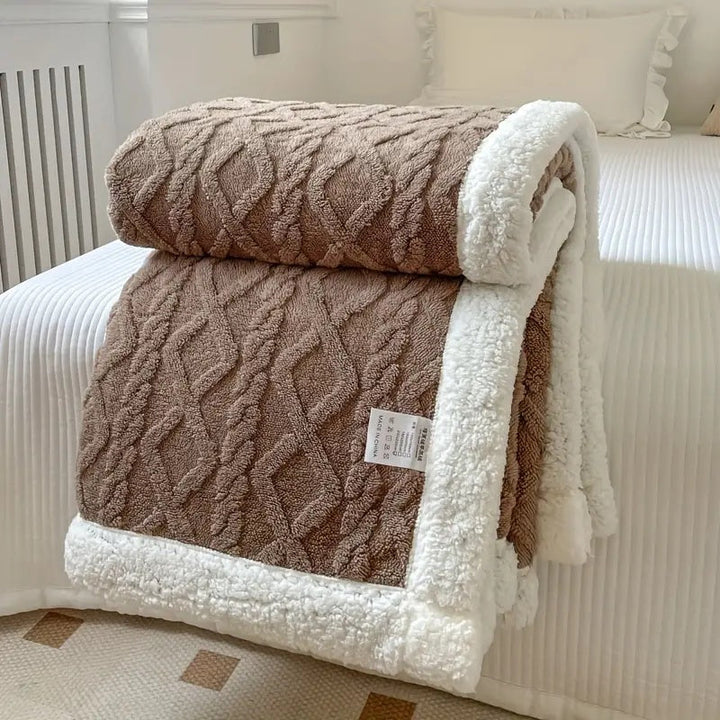 CuddleCloud - Couverture en Sherpa Confortable