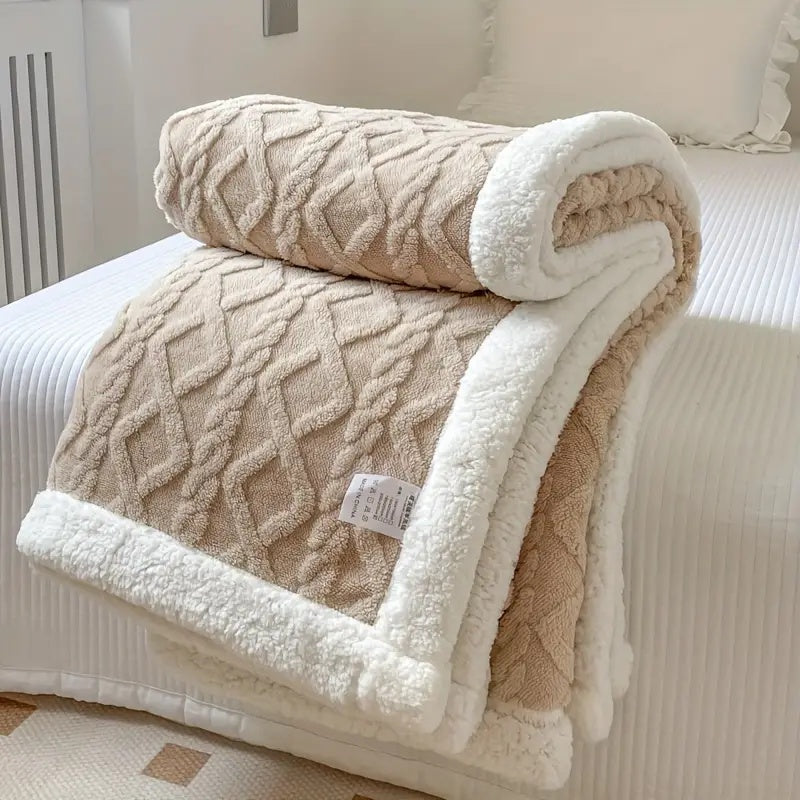 CuddleCloud - Couverture en Sherpa Confortable