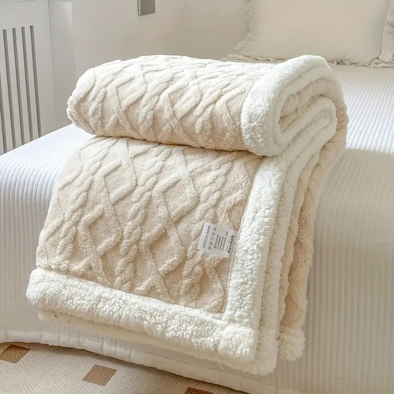 CuddleCloud - Couverture en Sherpa Confortable