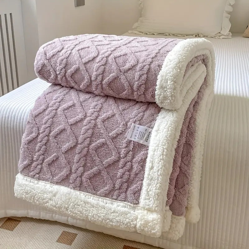 CuddleCloud - Couverture en Sherpa Confortable