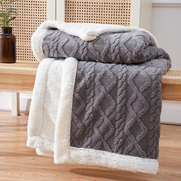 CuddleCloud - Couverture en Sherpa Confortable
