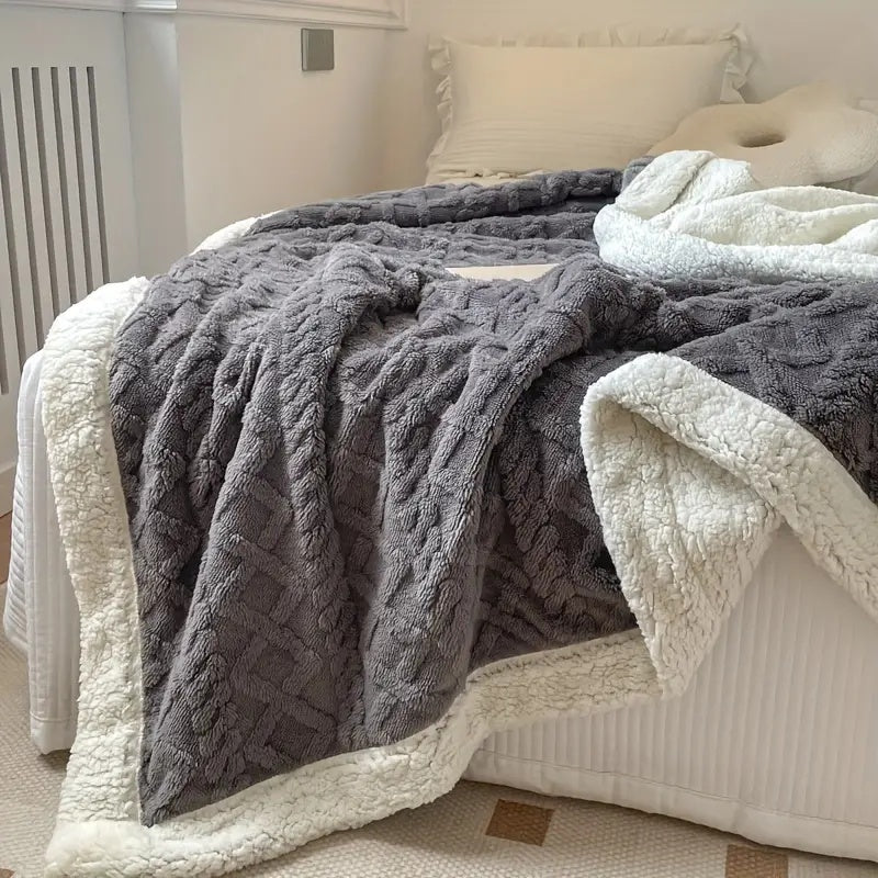 CuddleCloud - Couverture en Sherpa Confortable