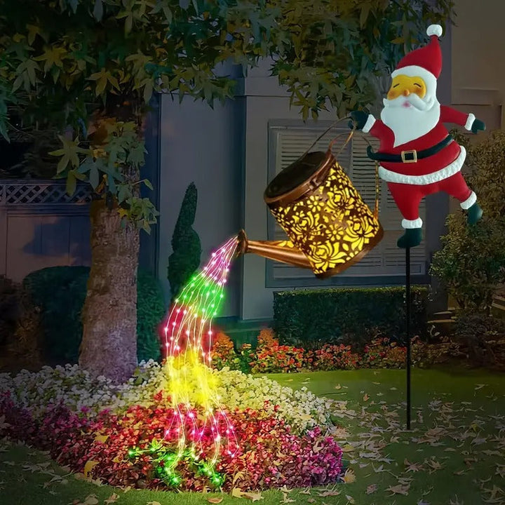 SantaPour™ – Lampe de jardin solaire en forme d'arrosoir