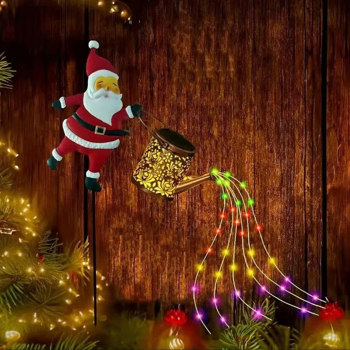 SantaPour™ – Lampe de jardin solaire en forme d'arrosoir