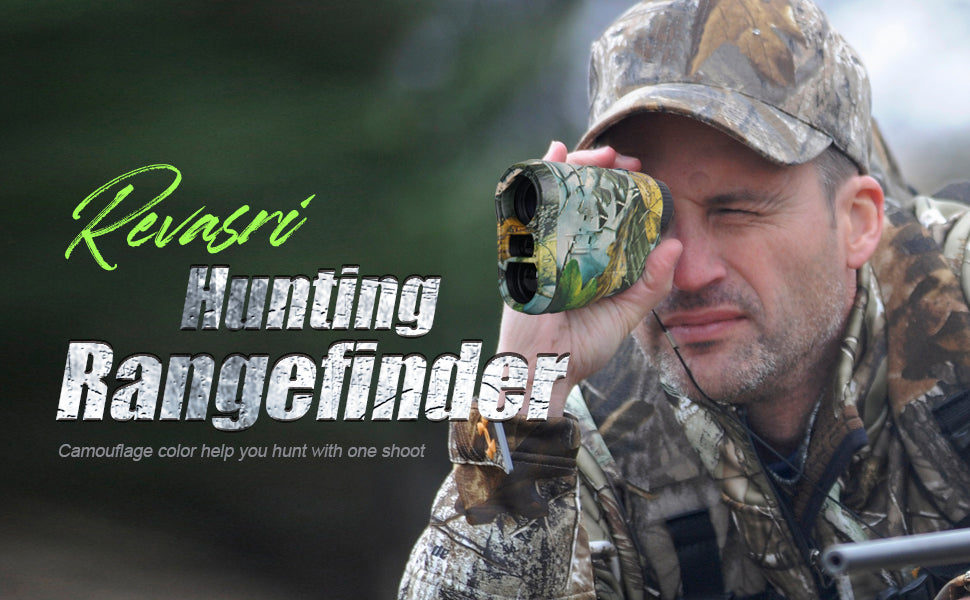 Télémètre Laser TERRAVIEW 1000 | Portée jusqu'à 1000 m | Design camouflage | Étanche et rechargeable | Pour la chasse et les activités en plein air