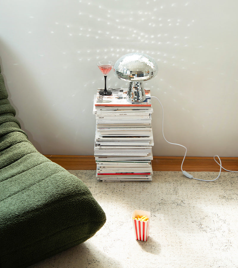 Lampe Champignon Décorative à Miroirs Funky