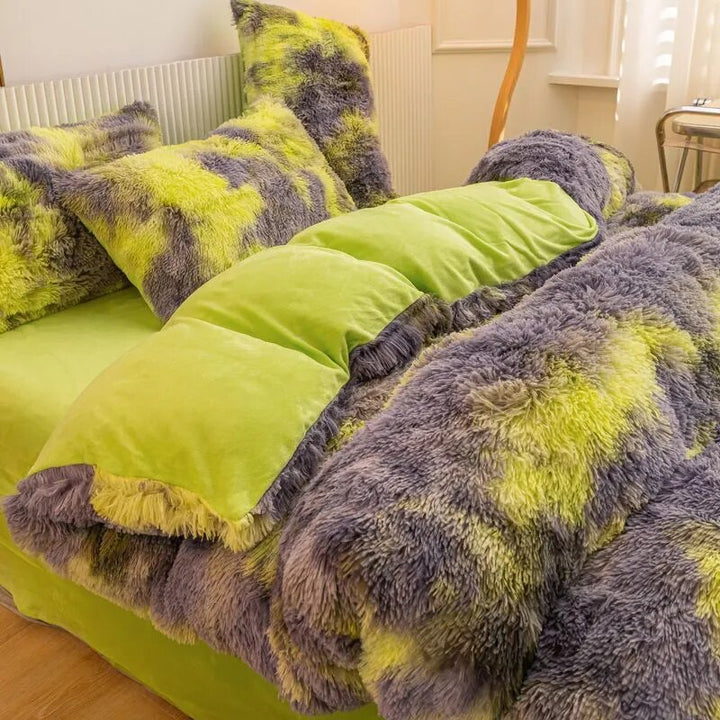 FluffLuxe - Ensemble de housses de couette en peluche