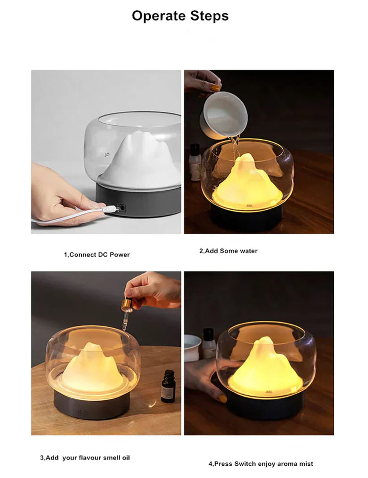 LumiAroma | Diffuseur d'Aromathérapie LED | Parfums apaisants & Lumière d'ambiance | Design moderne
