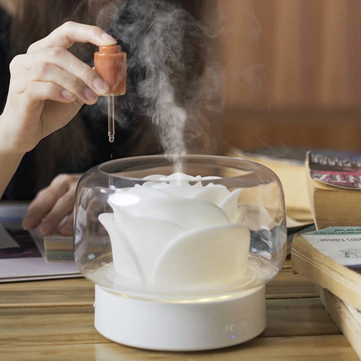 LumiAroma | Diffuseur d'Aromathérapie LED | Parfums apaisants & Lumière d'ambiance | Design moderne