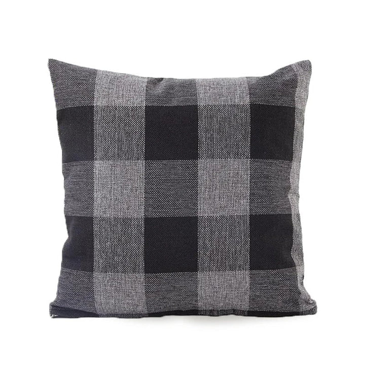 Housse de coussin Autumn Plaid | À carreaux & Confortable | Style Campagnard | 45x45 cm