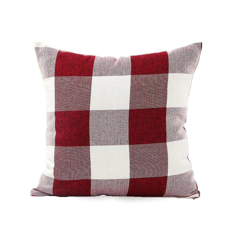 Housse de coussin Autumn Plaid | À carreaux & Confortable | Style Campagnard | 45x45 cm