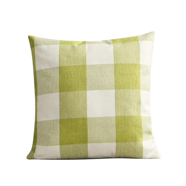 Housse de coussin Autumn Plaid | À carreaux & Confortable | Style Campagnard | 45x45 cm