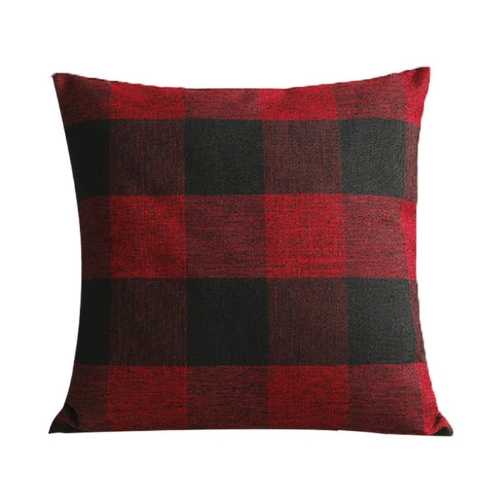 Housse de coussin Autumn Plaid | À carreaux & Confortable | Style Campagnard | 45x45 cm