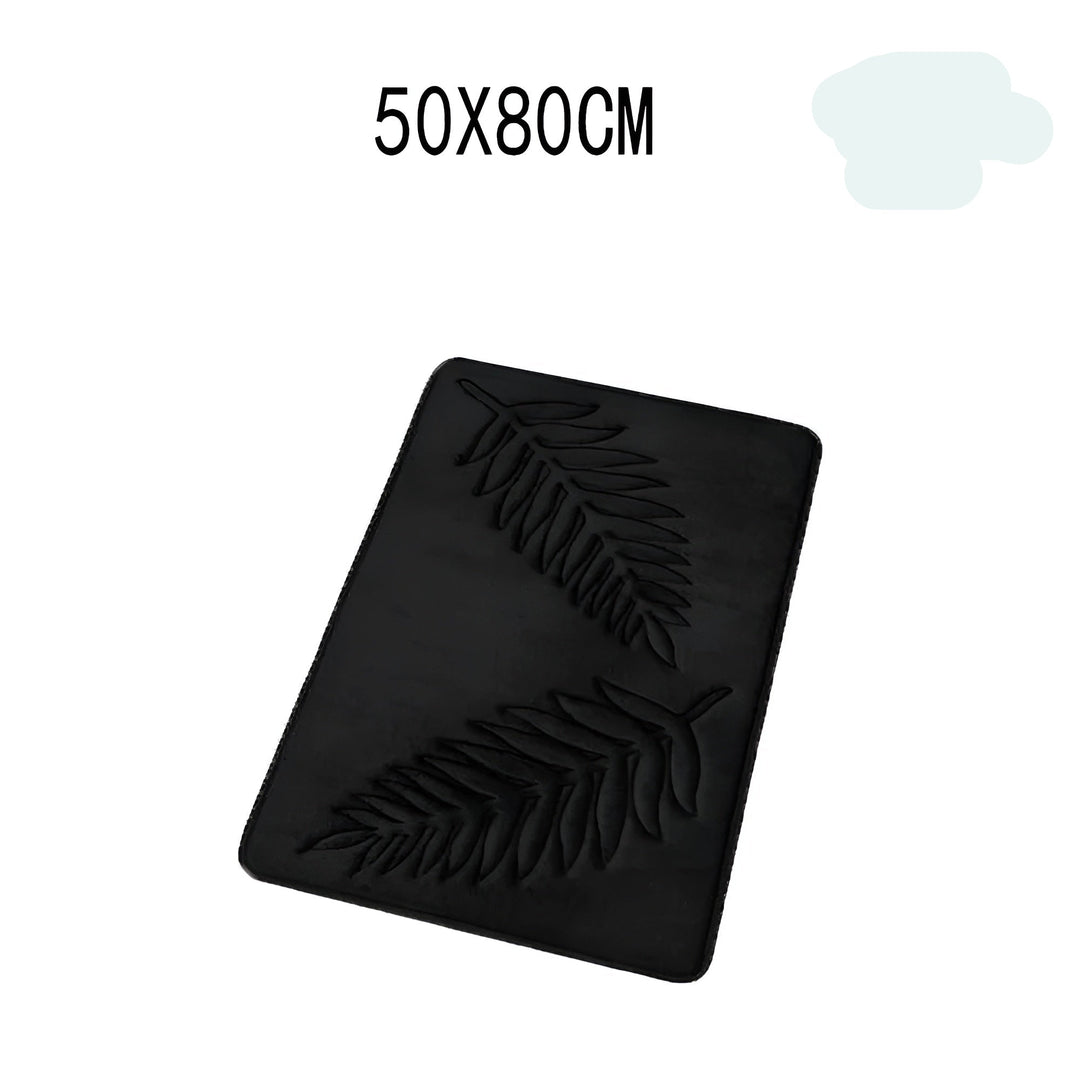 Tapis de Bain CloudStep | Ultra Doux & Antidérapant | Sèche Rapidement | Gris 40×60 cm