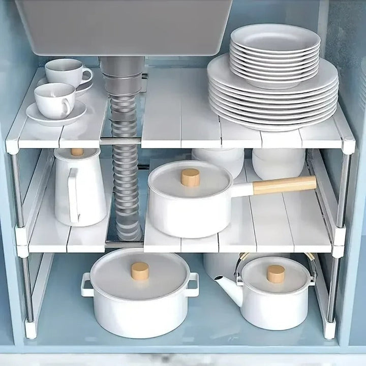 MultiTidy - Étagère de rangement empilable pour la cuisine
