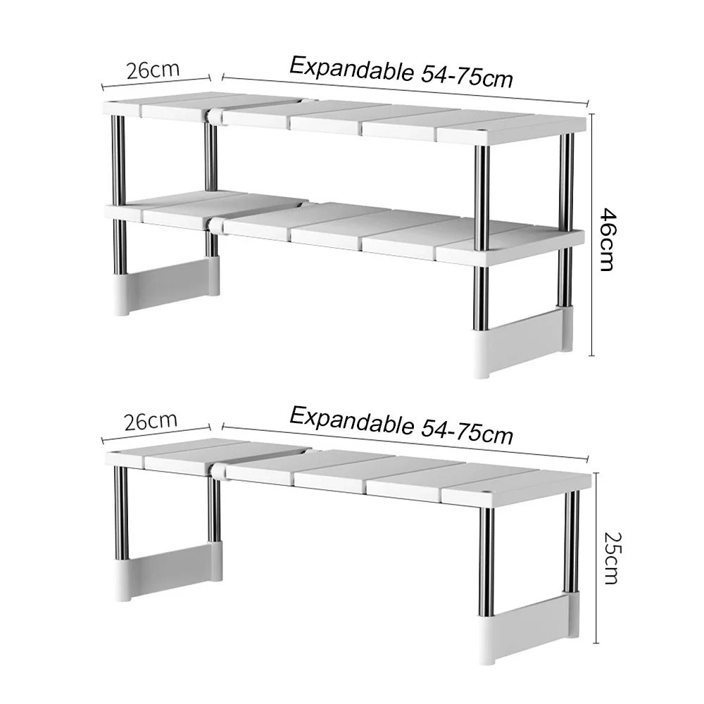 MultiTidy - Étagère de rangement empilable pour la cuisine