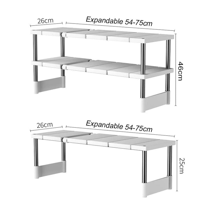 MultiTidy - Étagère de rangement empilable pour la cuisine