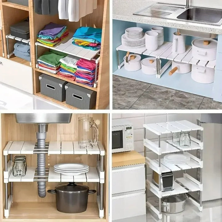 MultiTidy - Étagère de rangement empilable pour la cuisine