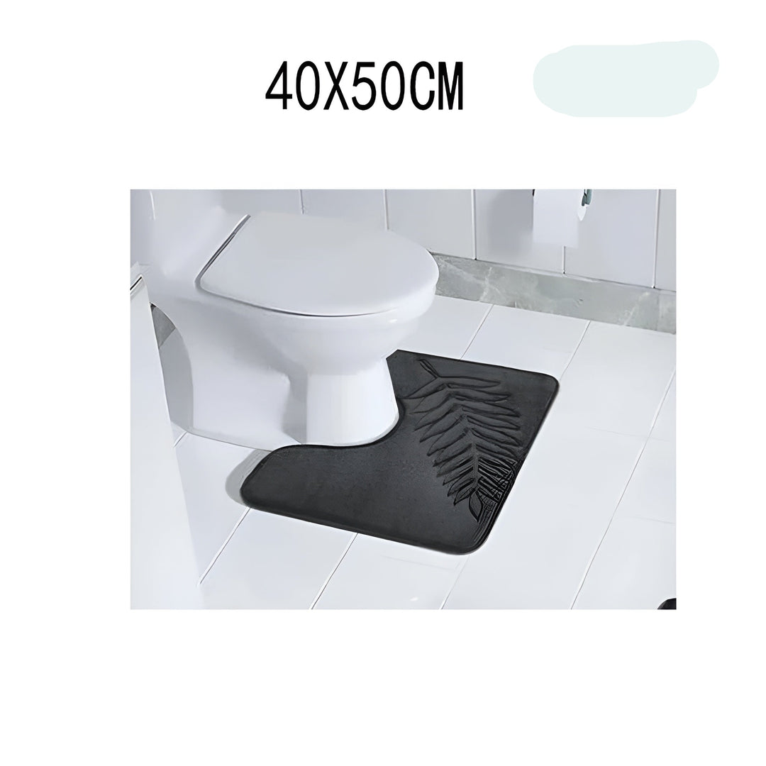 Tapis de Bain CloudStep | Ultra Doux & Antidérapant | Sèche Rapidement | Gris 40×60 cm
