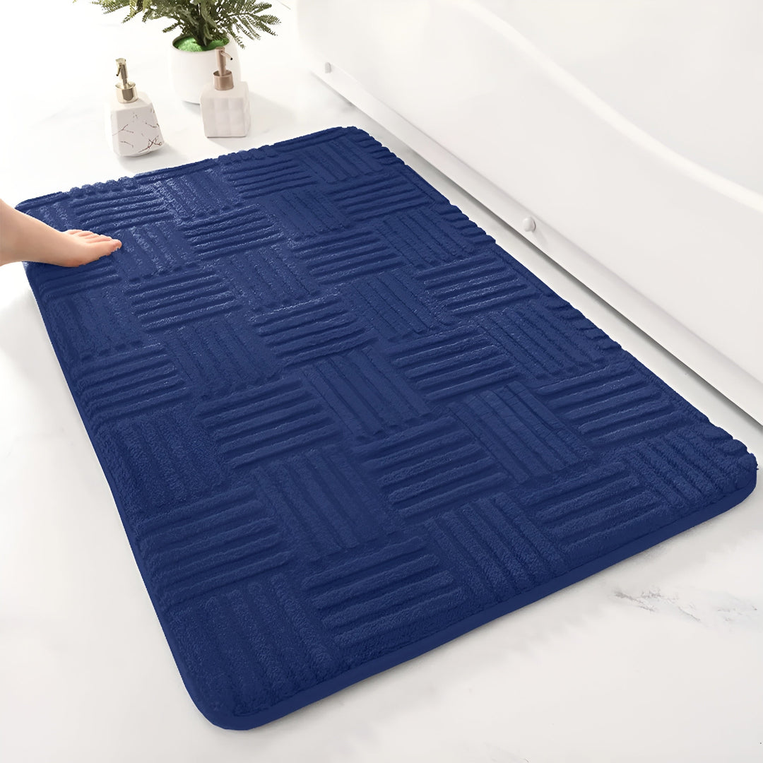 Tapis de Bain SoftStep | Antidérapant & Absorbant | Sèche Rapidement | Microfibre 41×60 cm