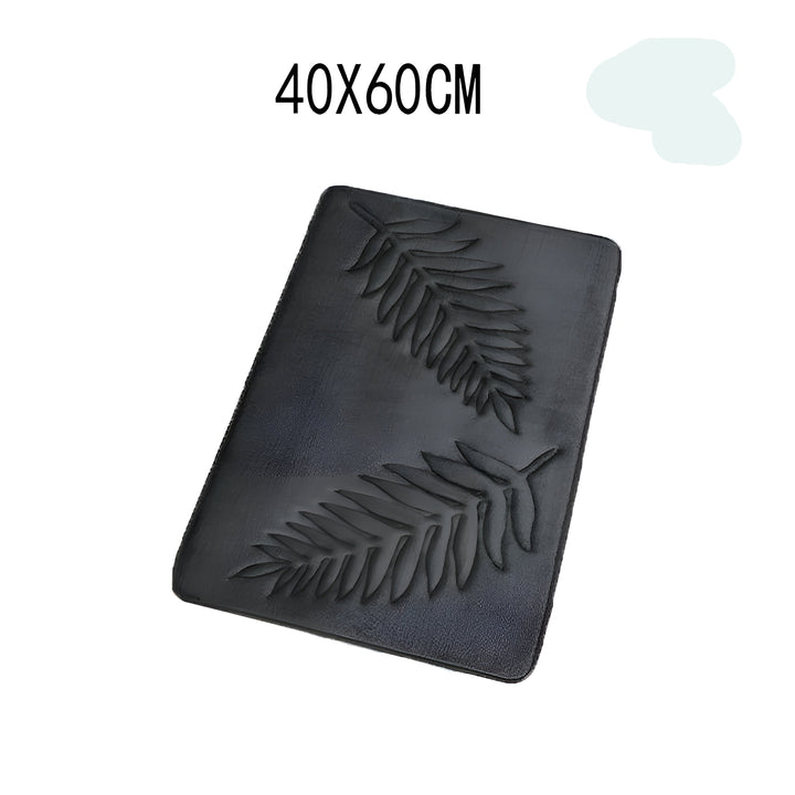 Tapis de Bain CloudStep | Ultra Doux & Antidérapant | Sèche Rapidement | Gris 40×60 cm
