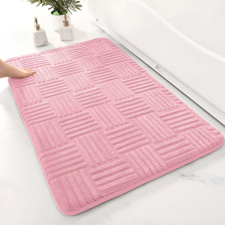 Tapis de Bain SoftStep | Antidérapant & Absorbant | Sèche Rapidement | Microfibre 41×60 cm