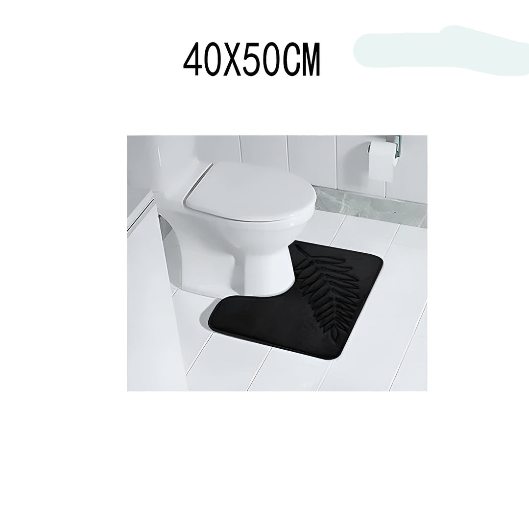Tapis de Bain CloudStep | Ultra Doux & Antidérapant | Sèche Rapidement | Gris 40×60 cm
