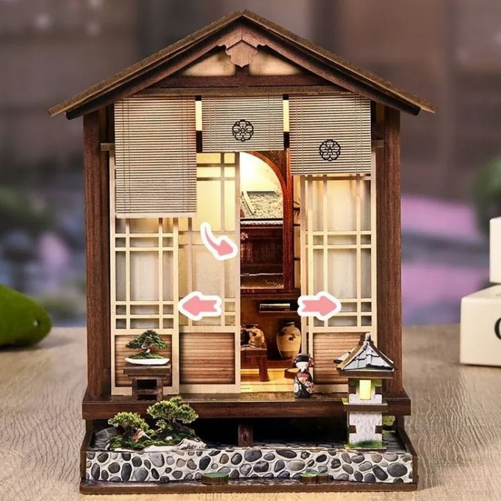 Kit de Maison Miniature - Jardin d'Harmonie à Lanternes de Mousse